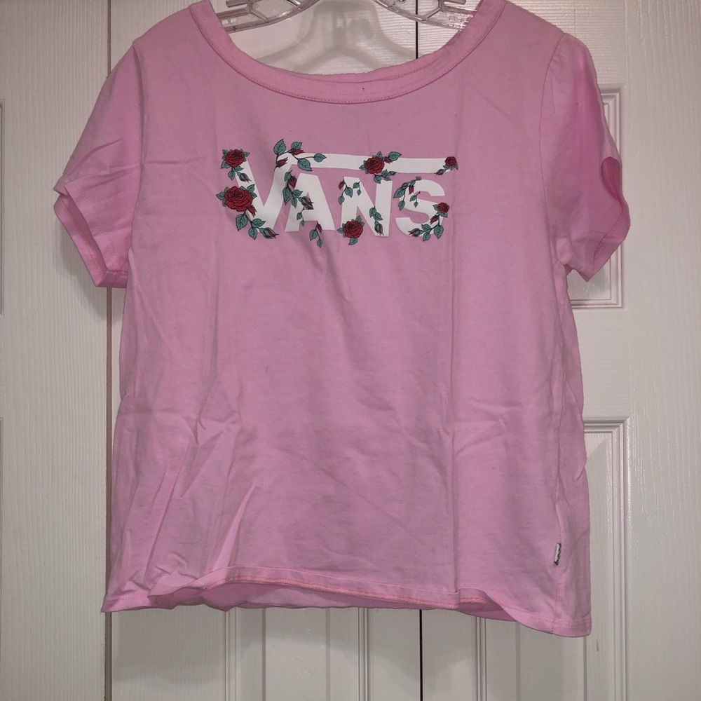 Vans pink tee